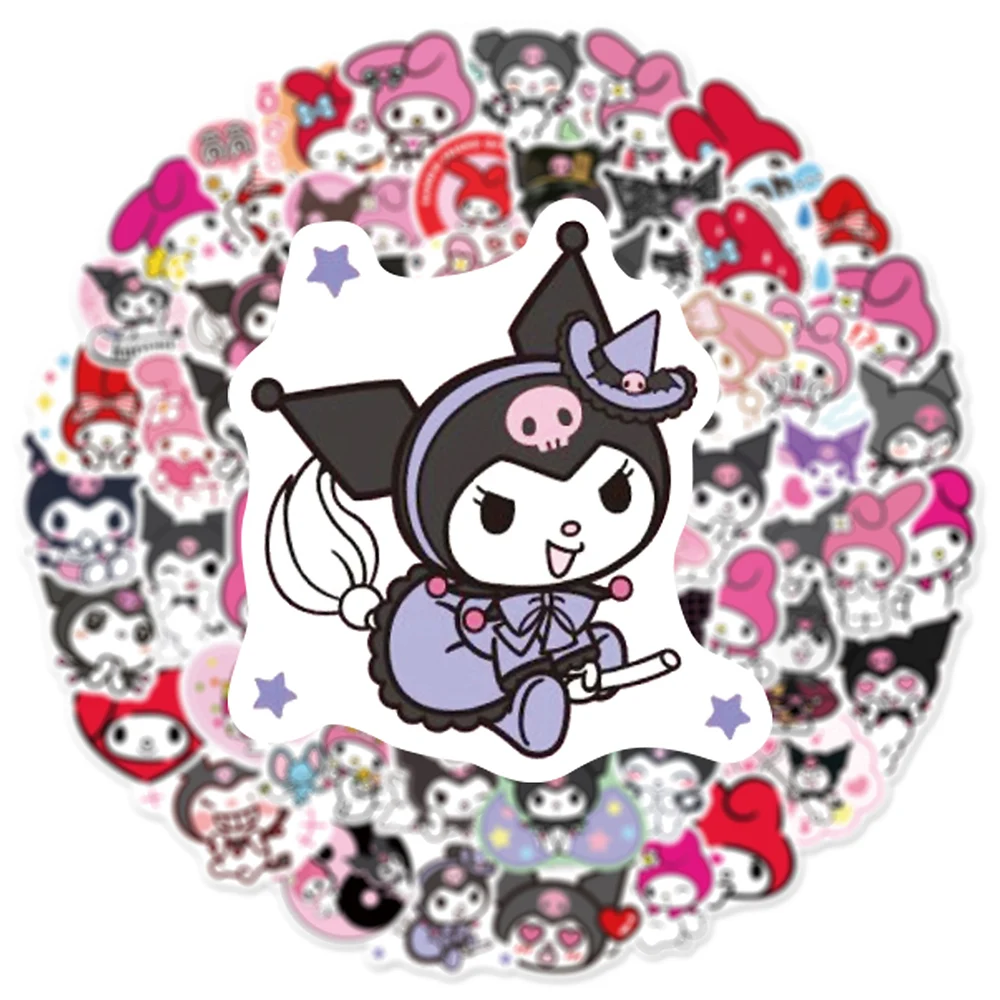 Наклейки 100 штук. Мелади наклейки. My melody stickers. Хеллоу китти стикеры my melody. Мелоди наклейки.