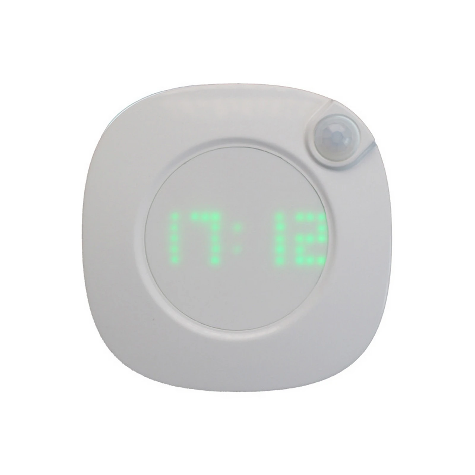 

Цифровые настенные часы с пассивным инфракрасным датчиком движения, ночник, домашний декор светодиодный светодиодные часы с таймером для к...