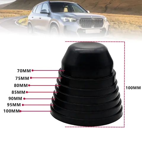 1 шт., резиновый пылеуловитель для автомобильных фар, 75-100 мм