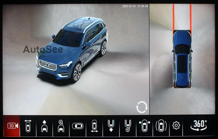 Для Volvo XC60 XC90 S60 Автомобильная камера 360 градусов панорамный обзор птичий глаз AVM SVM