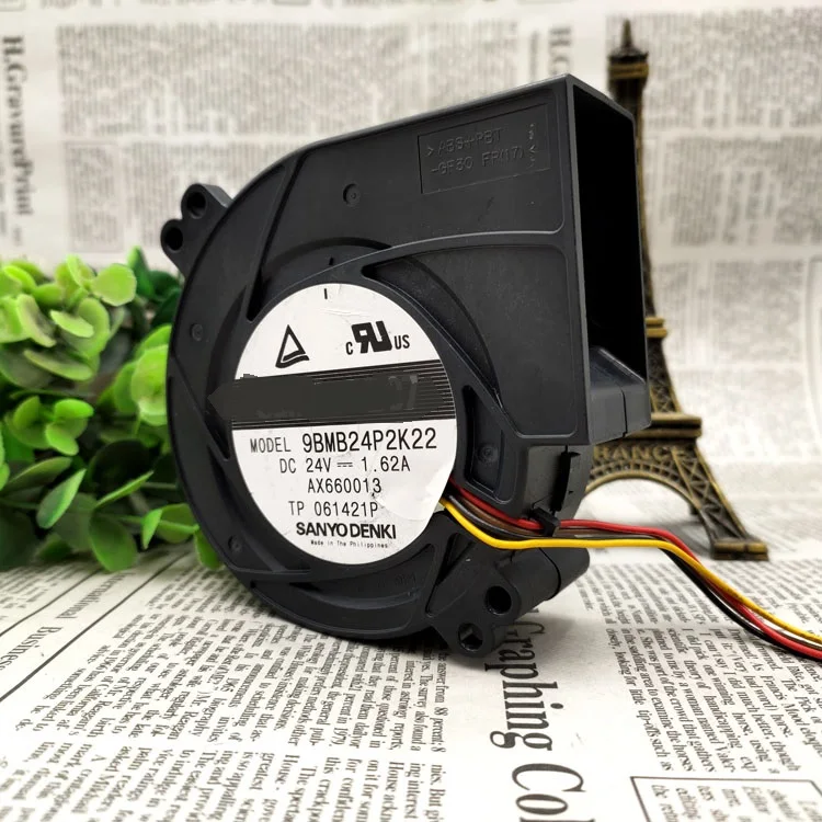 

New original 9BMB24P2K22 9733 24V 1.62A 4-wire DC blast cooling fan