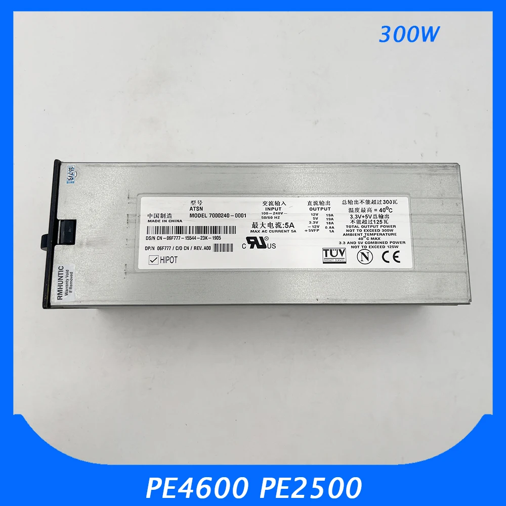 Блок питания для сервера DELL PE4600 PE2500 7000240-0001 7000240-0003 0HD444 0R0910 06F777 041YFD 300 Вт