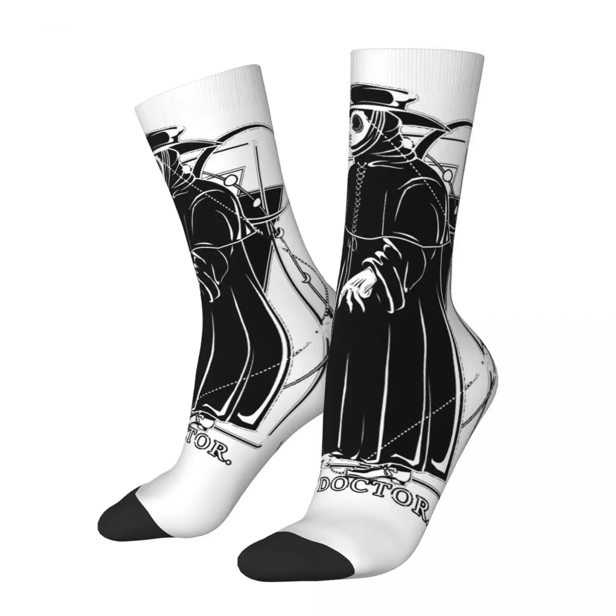 

Носки компрессионные мужские в стиле Харадзюку, веселые смешные, CMXI, винтажные, SCP, хип-хоп, с необычным рисунком, сумасшедшие носки с надписью
