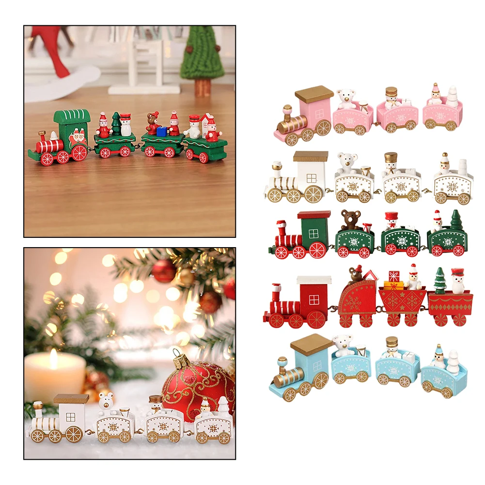 2024 Рождественский поезд украшение новогодние подарки рождественские украшения
