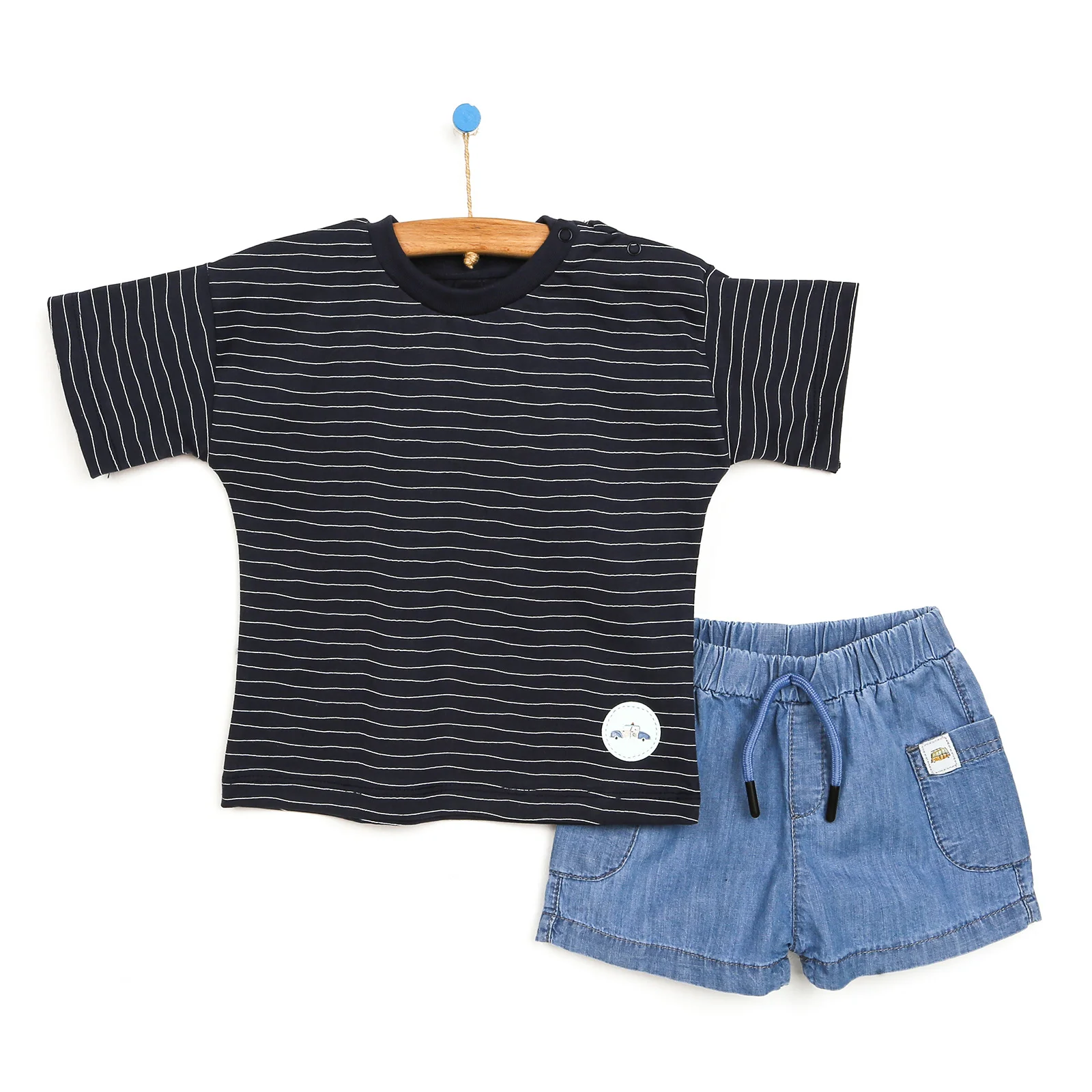 

ebebek HelloBaby 2022 New Season Baby Clothes My Favorite Cars Tshirt-Şort