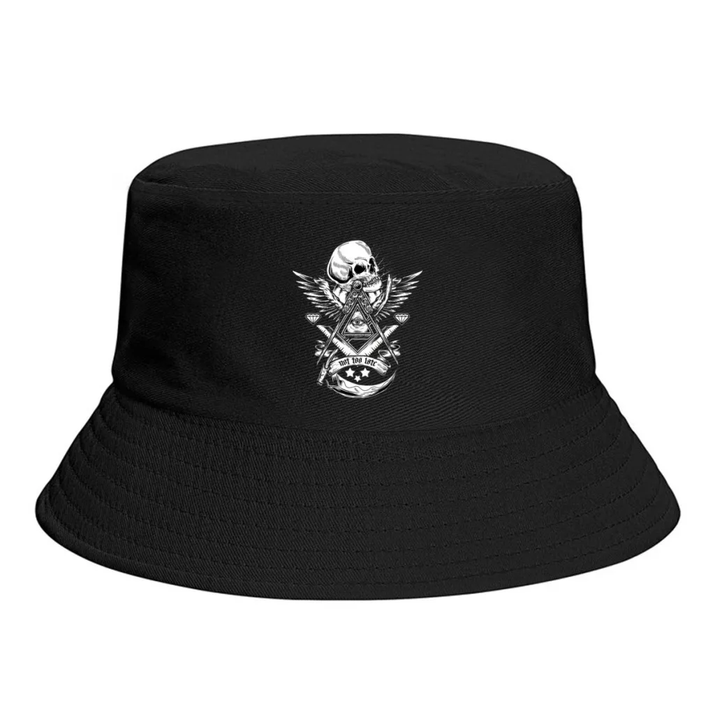

New Unisex Polyester Not Too Late Bucket Hats Women Summer Sunscreen Sun Hat Sons Of Anarchy TV Men Beach Fishing Fisherman Hats