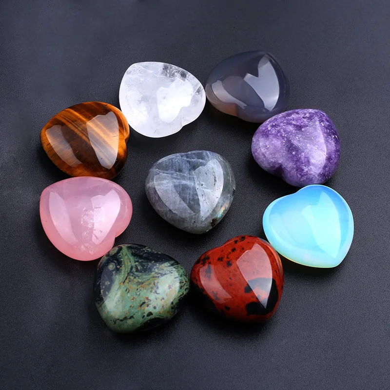 

Love Crystal Stone Crafts Home Decoration Mineral Specimen Raw Stone Making Gift Ornaments Crystal