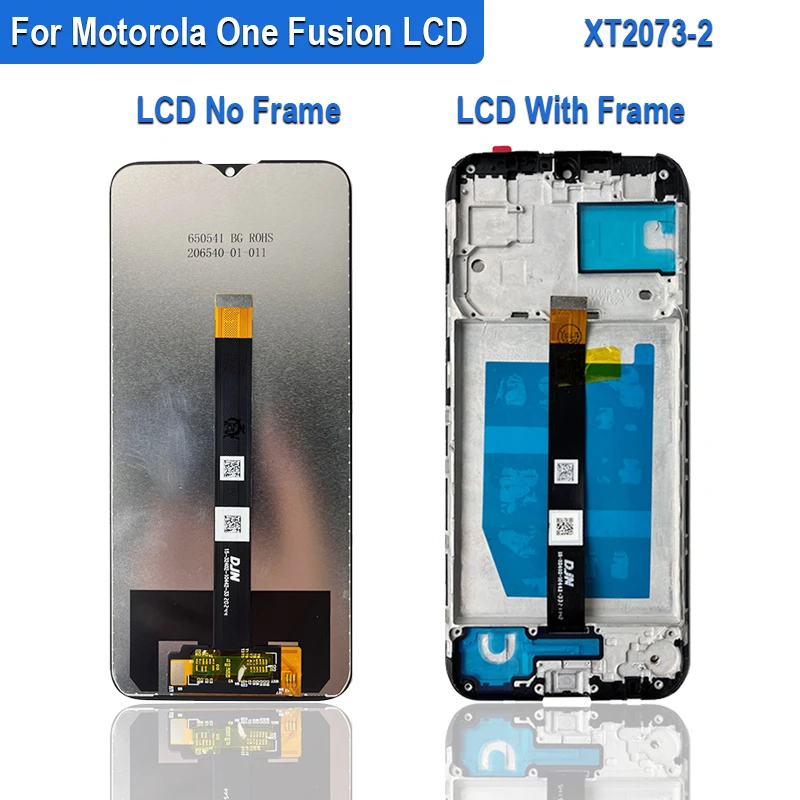 6 50 &quot100% протестировано для Motorala Moto ONE Fusion ЖК-дисплей с цифровым преобразователем