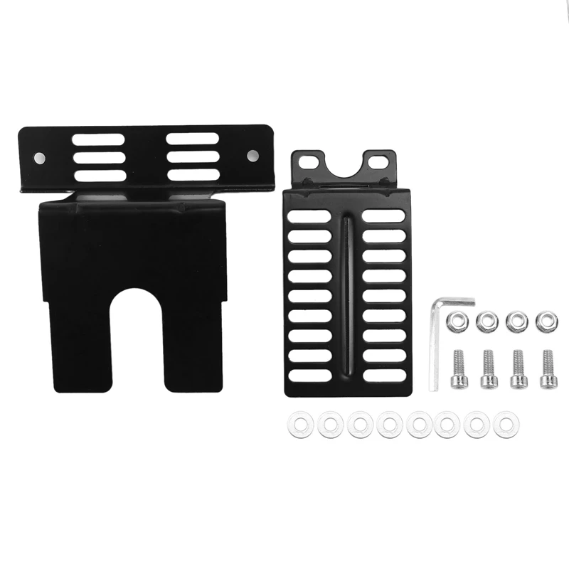 

2 PCS Stainless Steel Rotisserie Motor Bracket Set Universal Barbecue Motor Support Plates Outdoor Camping BBQ Tools