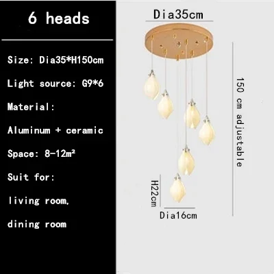 

LED люстра "Дуплексная лестница" ZPZP