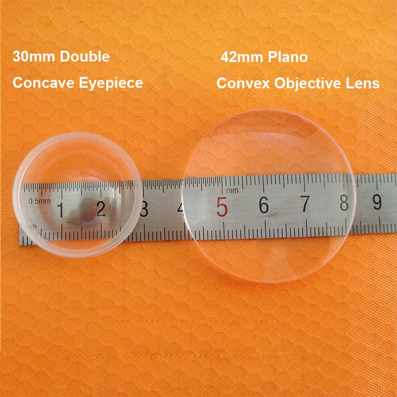 Комплект линз для телескопа «сделай сам», диаметр 30 мм, Двойной ...