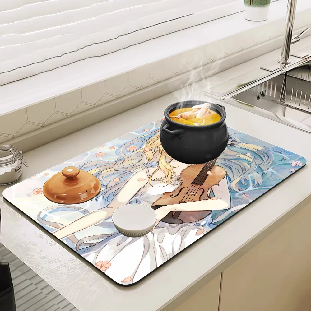Кухонная посуда Kaori Miyazono коврики для сушки посуды термостойкий Коврик стола