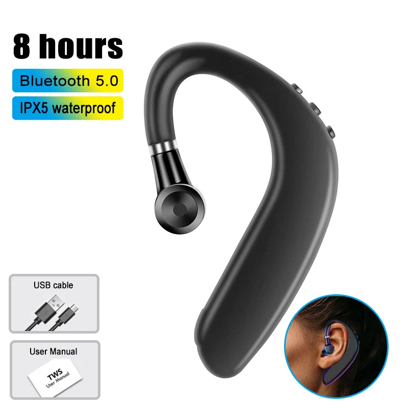 Bluetooth-наушники Беспроводные стереонаушники HD с микрофоном бизнес-наушники