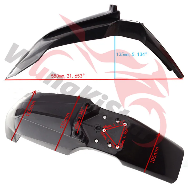 Переднее брызговик мотоцикла для BD27 Benelli Honda BMW Yamaha Kawasaki защита колеса крыло |