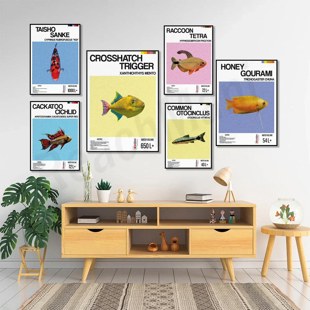 Декоративная рыба Рыба-триггер Crosshair Рыба Тетра Тайшо Отоцинклю Рыба-медовые