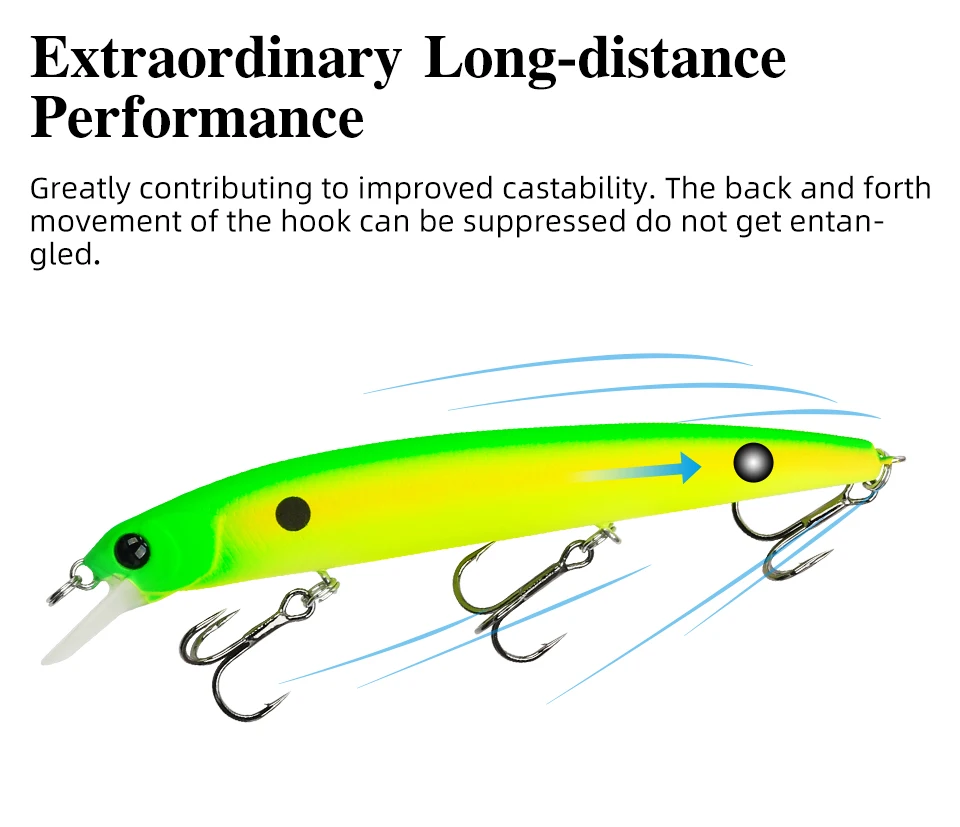 

Приманка рыболовная TSURINOYA в виде гольяна, подвесная, DW78 92 мм, 9 г, длинная, для заброса щуки, 3 дюйма, с крючком, воблер, Джеркбейт, 4 шт.