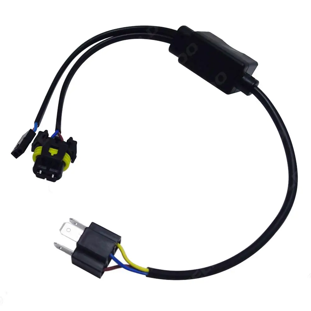 

1 Pcs Car Telescopic Lights Simplified Wiring Harness Xenon Bulb Relay Wire Harness For H4/9003/hb2 Retractable Bulbs