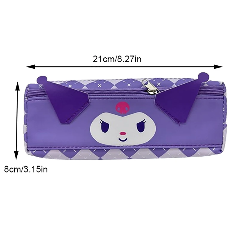 Пенал Sanrio из искусственной кожи для хранения косметики Kuromi Hello kitty женский модный