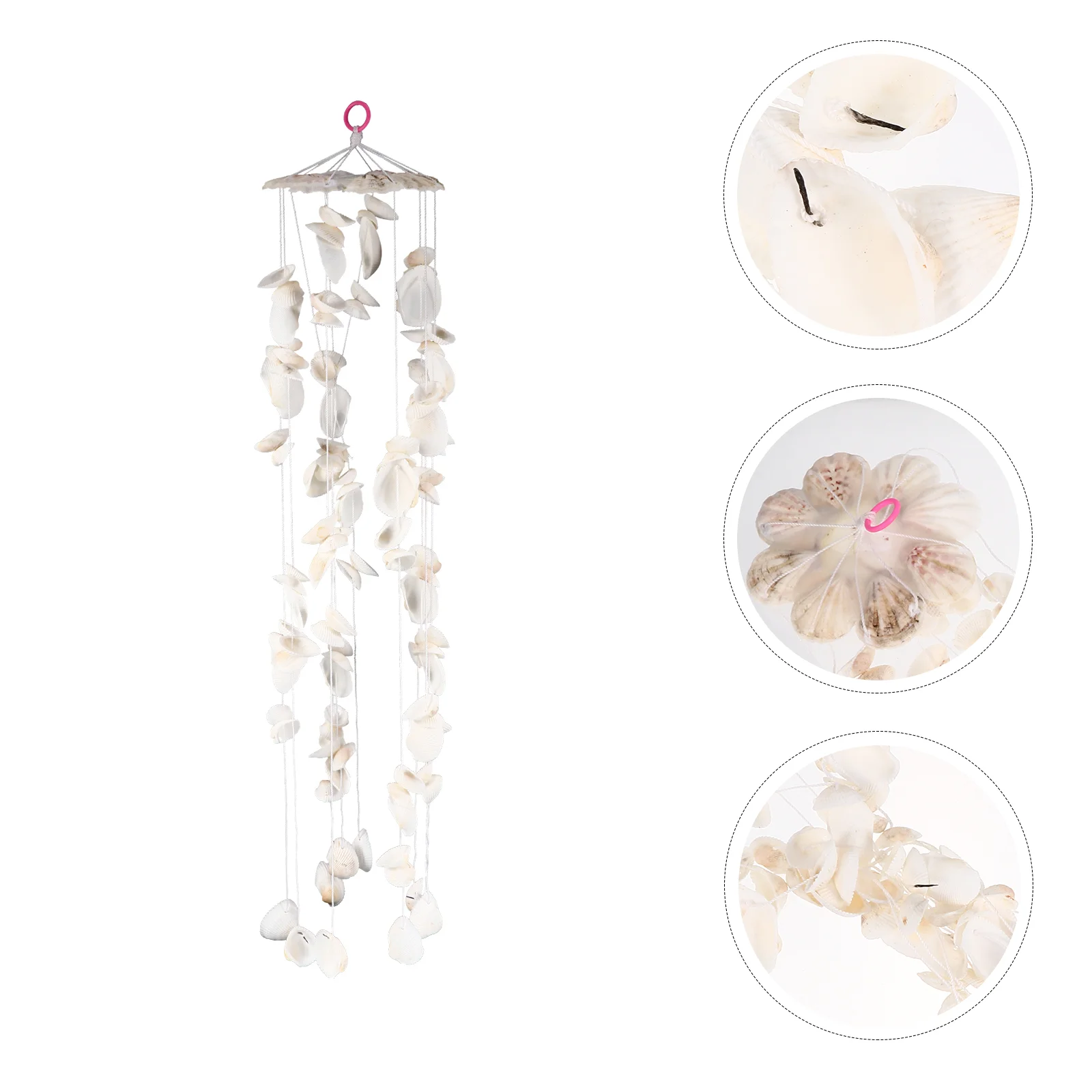 

Wind Chimes Chime Shell Seashell Bell Hanging Decor Outside Beach Conch Door Outdoor Windchimes Natural Window Ornament