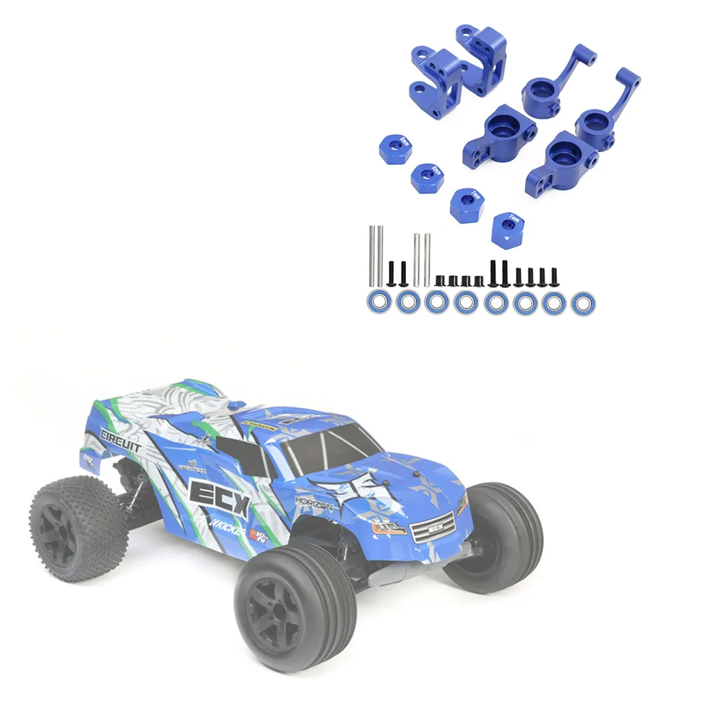 Магнитный блок Задняя Ступица и шестигранные адаптеры для 1/10 ECX 2WD серии Ruckus Torment