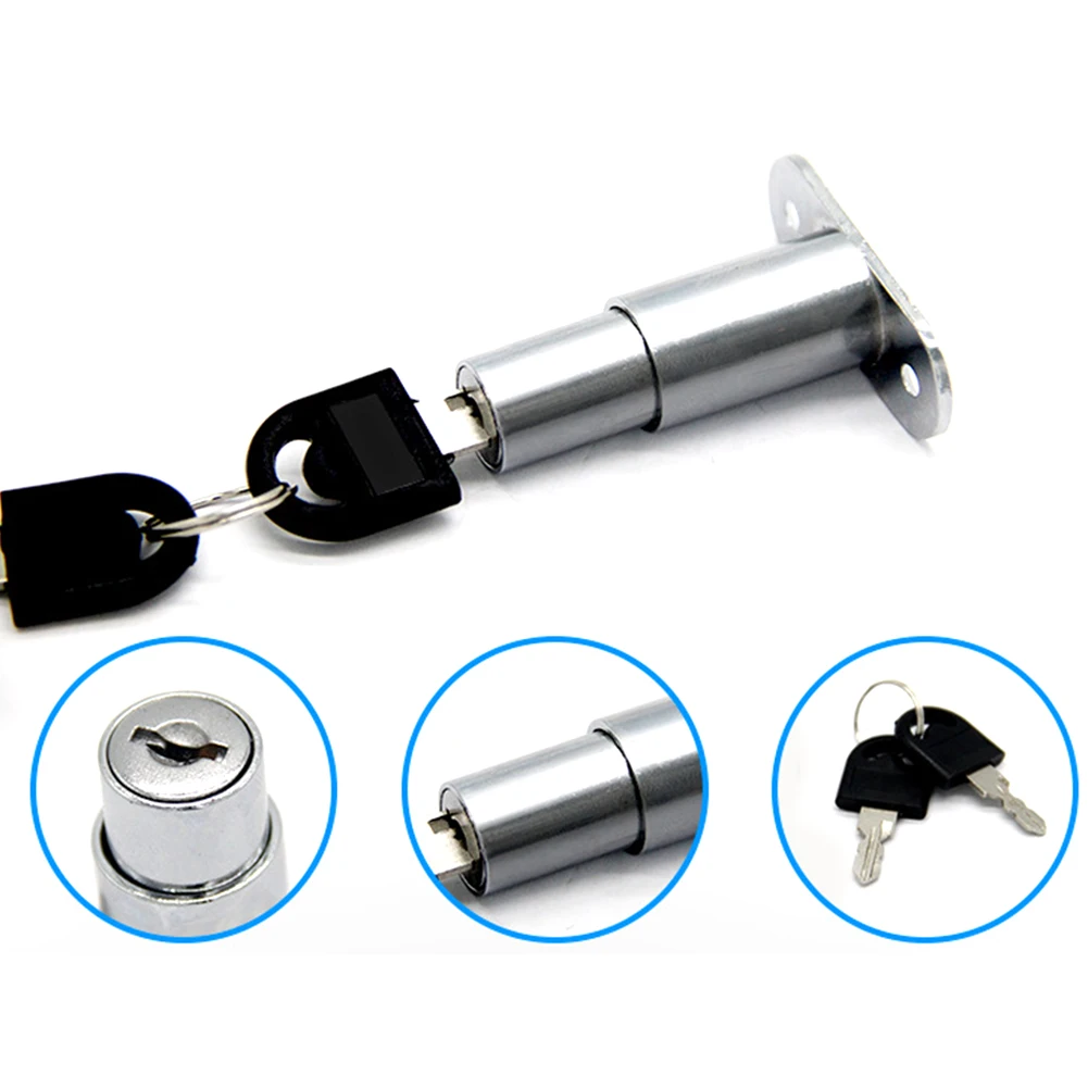 Совершенно новая дверная защелка, одинарная открытая домашняя фотопряжка, заменяемая безопасная раздвижная Серебряная нержавеющая сталь