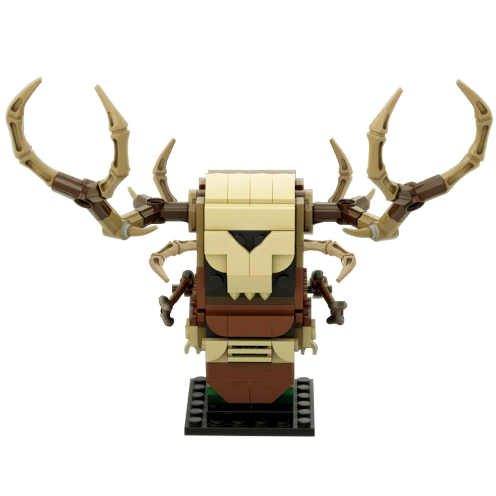 Конструктор gobrick MOC Game The Witchers 3Leshen Brickheadzs набор строительных блоков искусственный