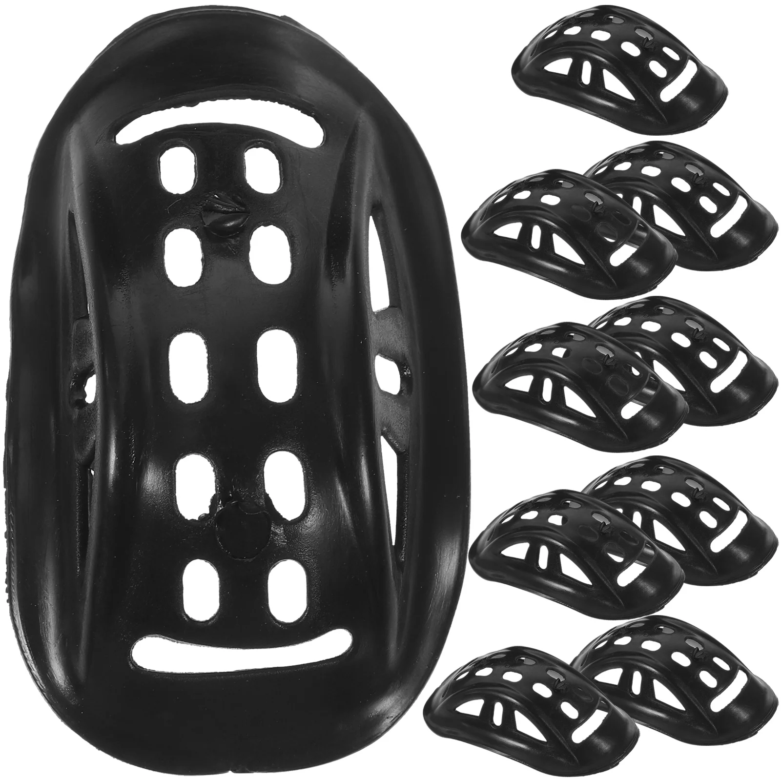 

10 Pcs Chin Rest Accessory Pads Cycling Rugby Sports Cushion Eyeblack Baseball Safety Cup Detachable