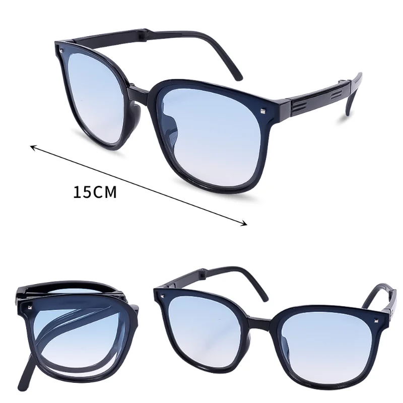 Солнцезащитные очки складные UV400 для мужчин и женщин модные переносные солнечные