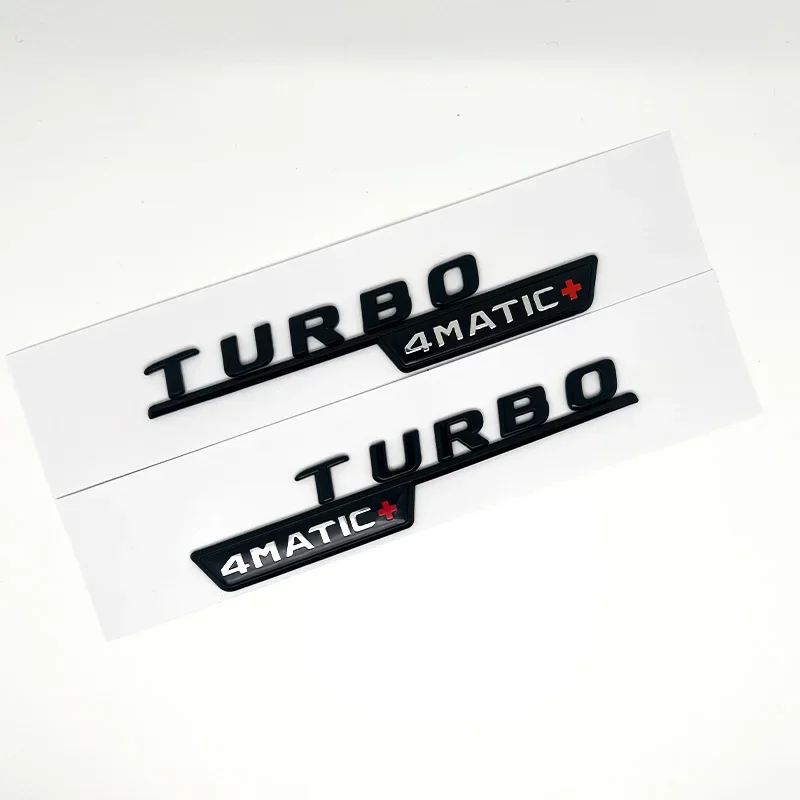 

3D ABS глянцевый черный значок на крыло автомобиля Turbo 4MATIC наклейка на задний багажник AMG эмблема A45 логотип для Mercedes Benz A45 AMG W176 W177