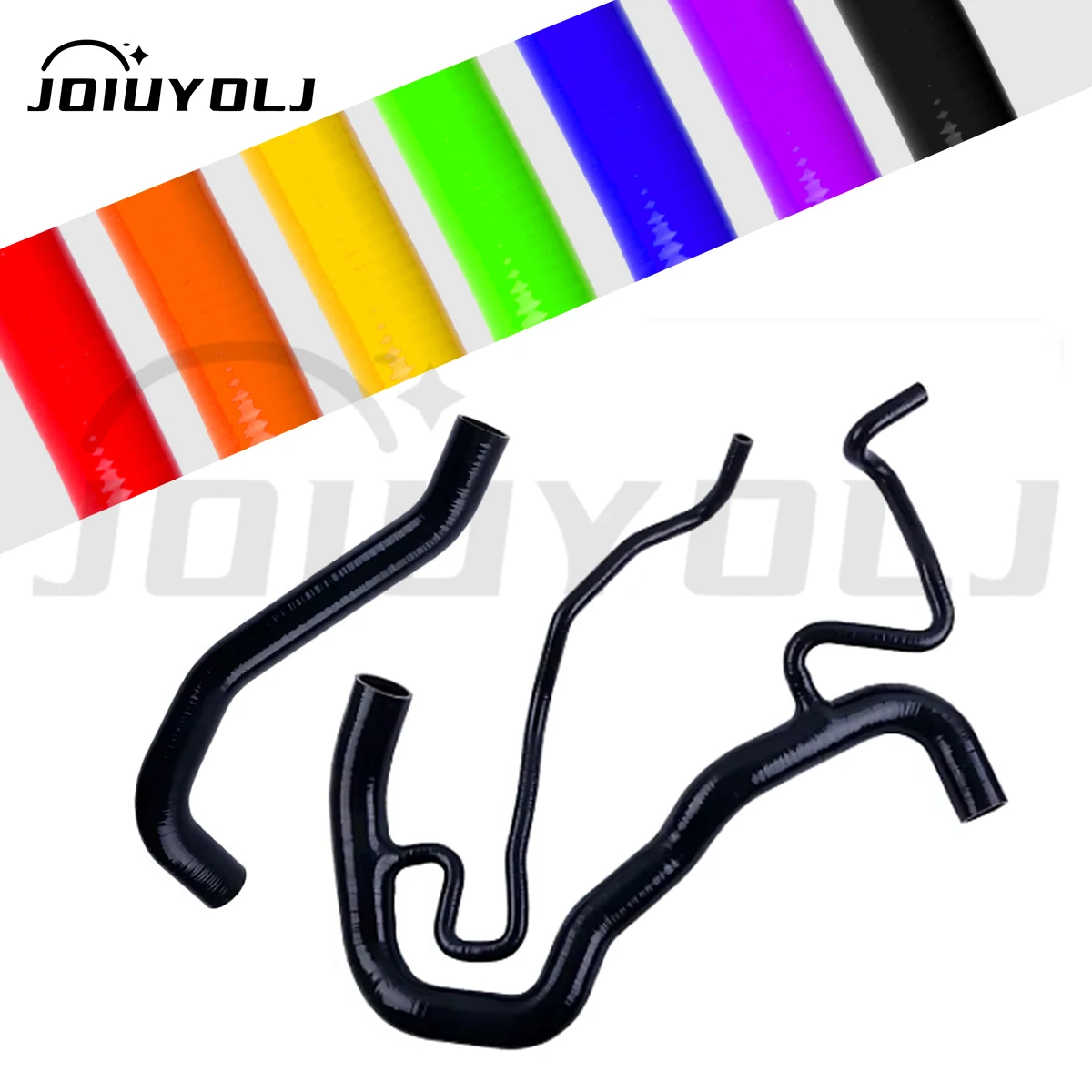 Фото 2 шт. черные для 2011-2016 Chevy GMC GM 2500 3500 HD 6,6L Duramax Diesel силиконовый верхний и нижний комплект шлангов охлаждающей жидкости радиатора №2
