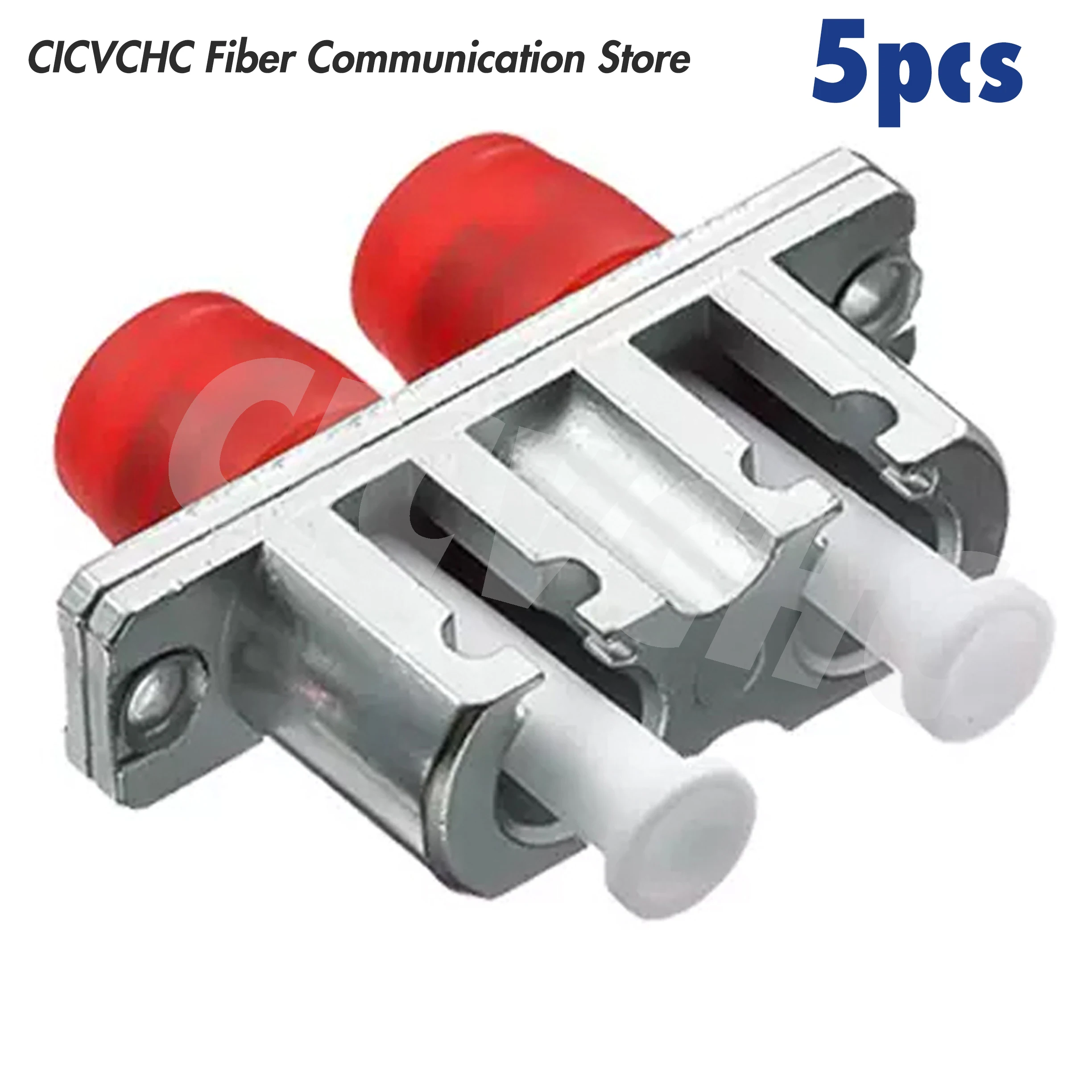 5pcs LC-FC Duplex Fiber Optic Adaptor-Hybrid Mating Adapter
