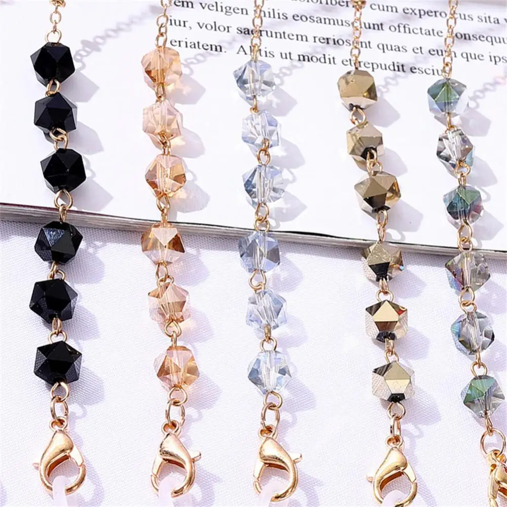 

Fashion Sunglasses Masking Chains For Women Delicate Crystal Eyeglasses Lanyard Trendy Jewelry Mask Hanging Strap Wholesale