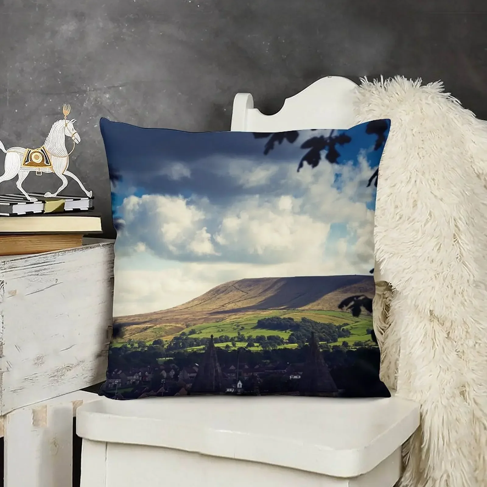 Чехол для подушки Pendle Hill Clitheroe Lancashire полиэстер
