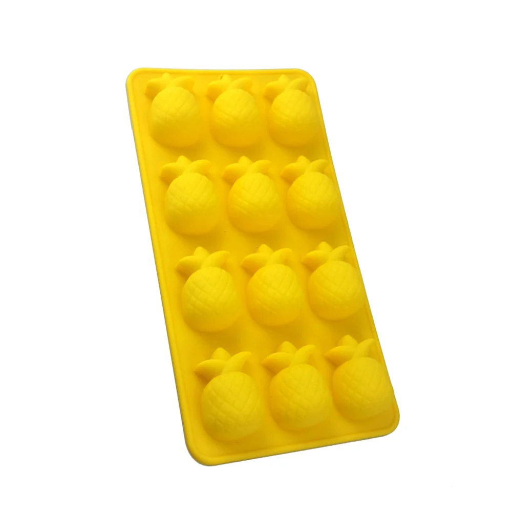 

Silicone Mold Fruit Pineapple Molds Candy Baking Fondant Cupcake Ice Gummy Diy Mould Tray Cake Shaped Stick Non Fudge 3D Pudding