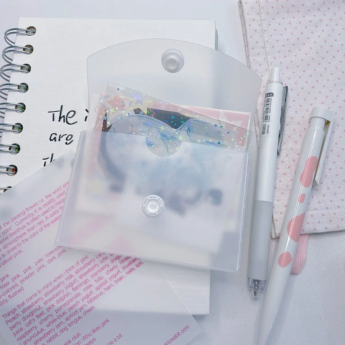 

Прозрачный держатель для фотокарт Kpop