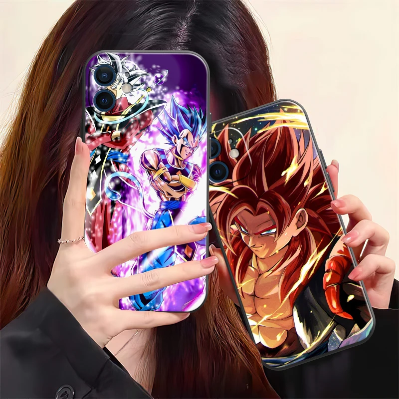 

Japanese Anime Dragon Ball Phone Case For iPhone X XS XR XS Max 11 11 Pro 12 12 Pro Max For iPhone 12 13 Mini Funda Coque Back