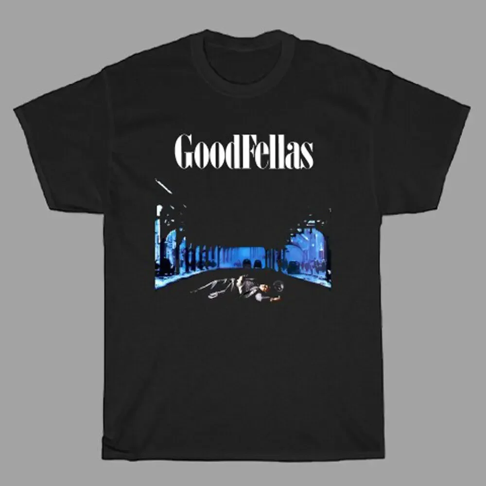 Мужская черная футболка с принтом из фильма goodguys As Mavia размеры от S до 3XL
