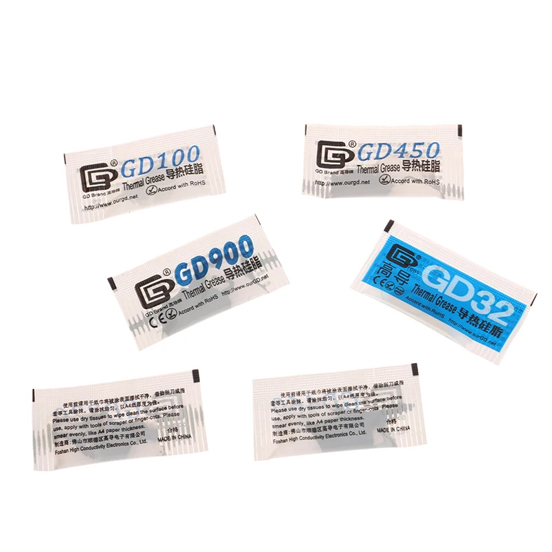 10 шт. термопаста для P1S A1 Mini GD32 GD100 GD220 GD450 GD460 GD900 деталей 3D-принтера