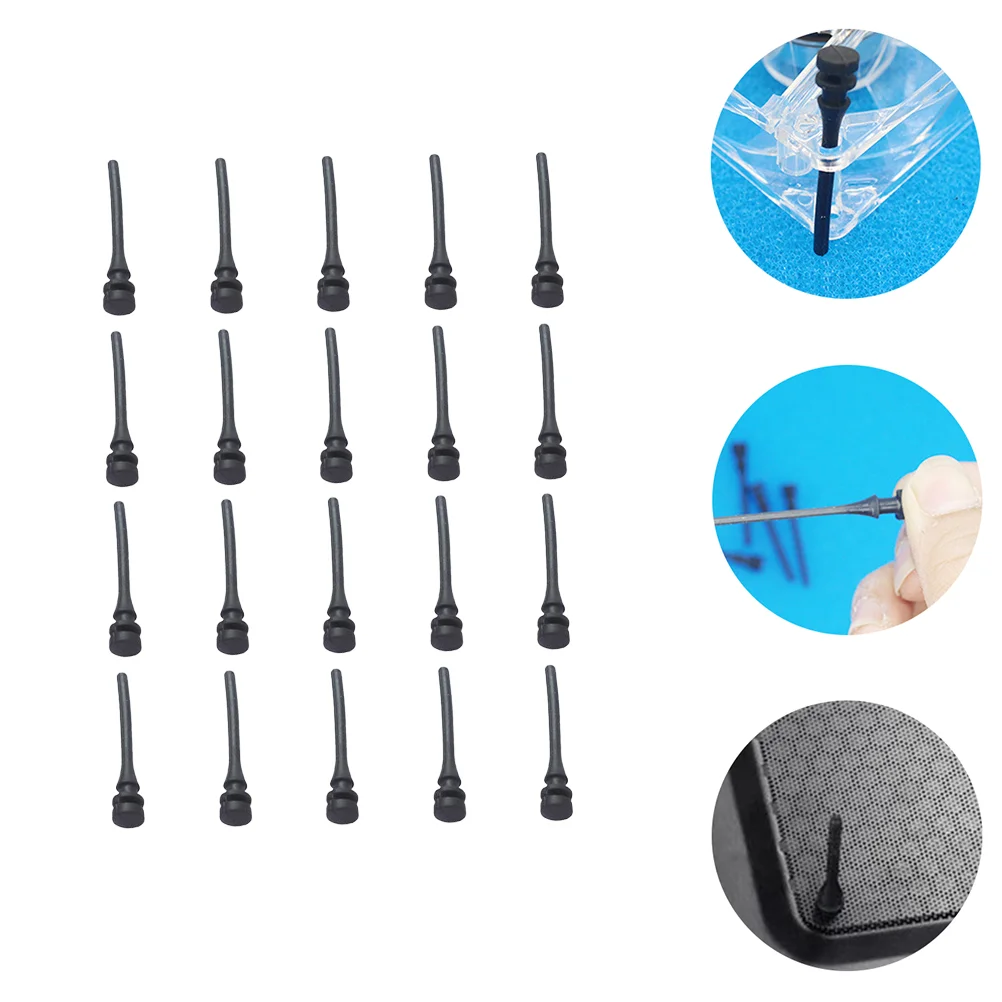 

20 PCS Computer Case Fan Screw Silicone Wear-resistant Anti-vibration Screw