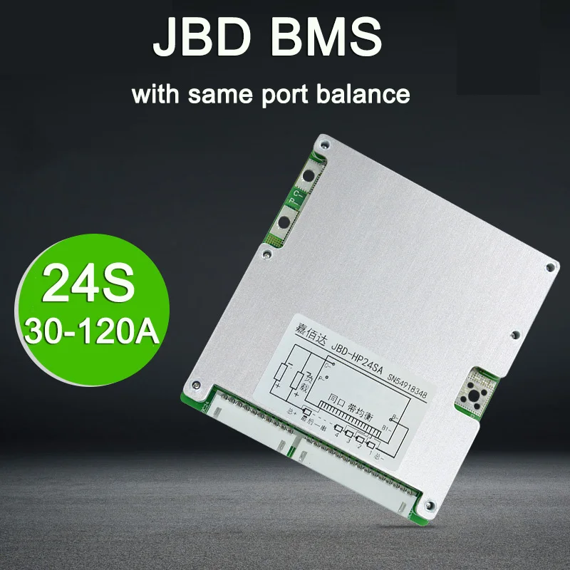 

Защитная плата JBD BMS 24S 72V 30A 40A 50A 60A 80A 100A 120A литий-ионная литиевая батарея Lifepo4 с одновременным балансом порта