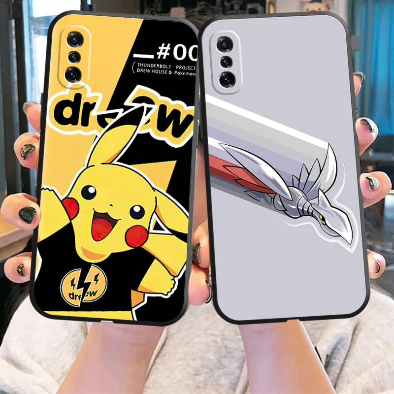 

Pokémon Bandai Anime Phone Case For Xiao MI Note 10 Pro Lite 10S 10 Pro Lite 11 Pro Lite Ultra ShockProof Liquid Silicon Luxury