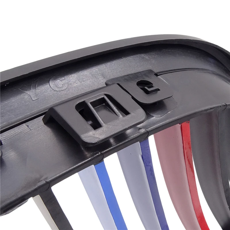 1 Pair for BMW E92 E93 3 Series 320i 328i 330i LCI 2006-2009 Gloss Matte M-color Replacement Front Bumper Kidney Grille Grills | Автомобили
