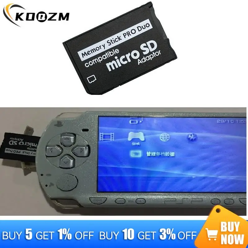 

1PC For Sony And PSP Series Micro SD SDHC TF To Memory Stick MS Pro Duo PSP Adapter Adapter Readers