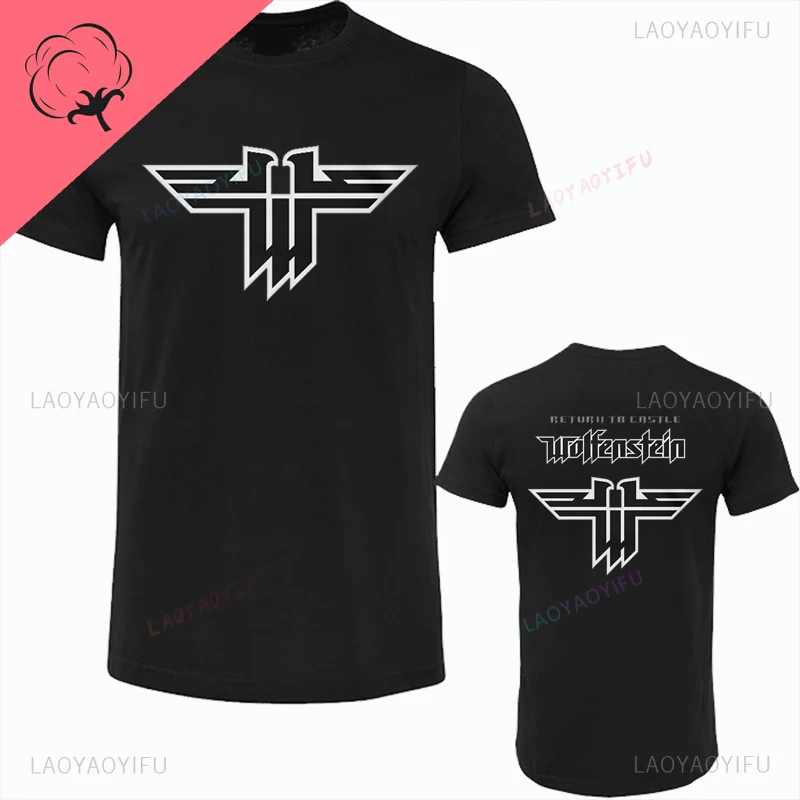 Футболка мужская хлопковая с принтом вернуться в главный магазин топ коротким