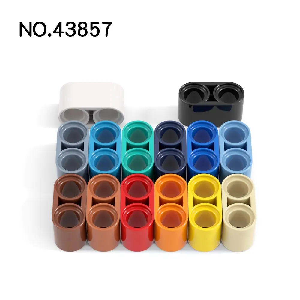 50 шт. MOC 43857 фасcio high-tech 1x2 spessore Liftarm mattoni совместимый уведомлений множество cervello