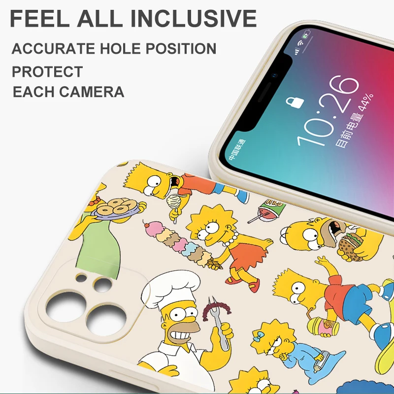 Фото Чехол для телефона с рисунком S-Simpsons для Honor X7a X7b X8a X9b X5c X8b X9D X9C X7d X9a, мягкий чехол №4