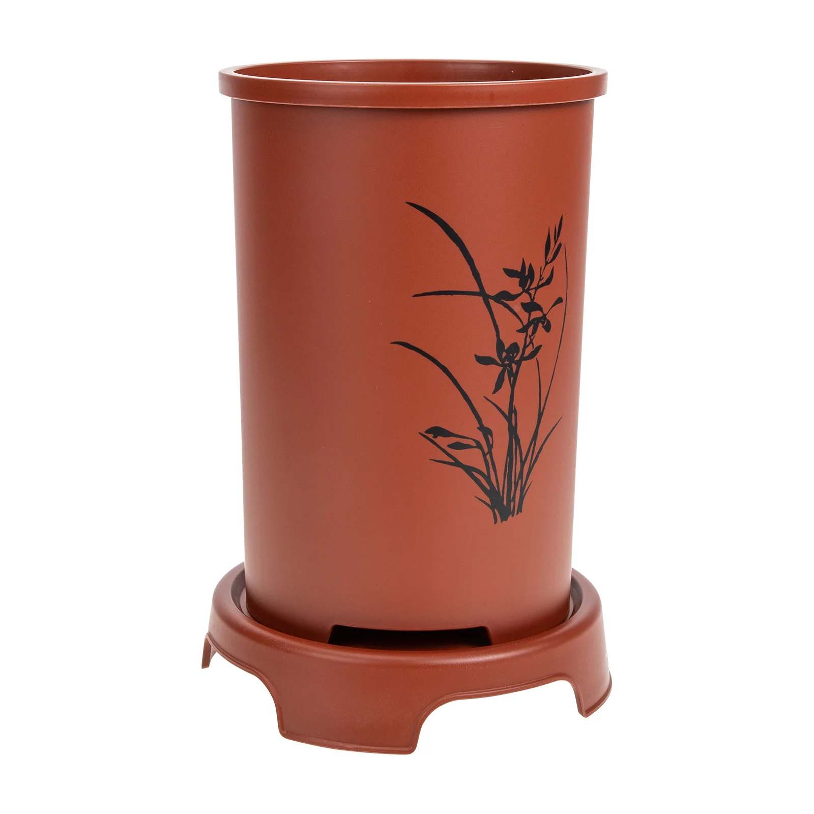 

1 Set of Household Flower Pot Practical Resin Flowerpots Gardening Flowerpots