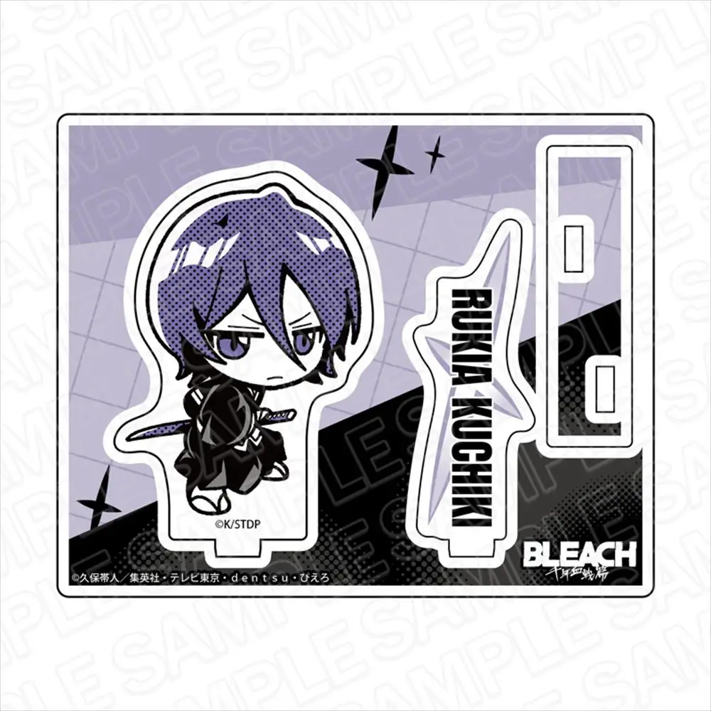 Фото Игра Kurosaki Ichigo Aizen Sousuke Grimmjow Kuchiki Rukia Urahara Kisuke акриловая кукла-подставка аниме фигурка модель косплей игрушка в подарок №3
