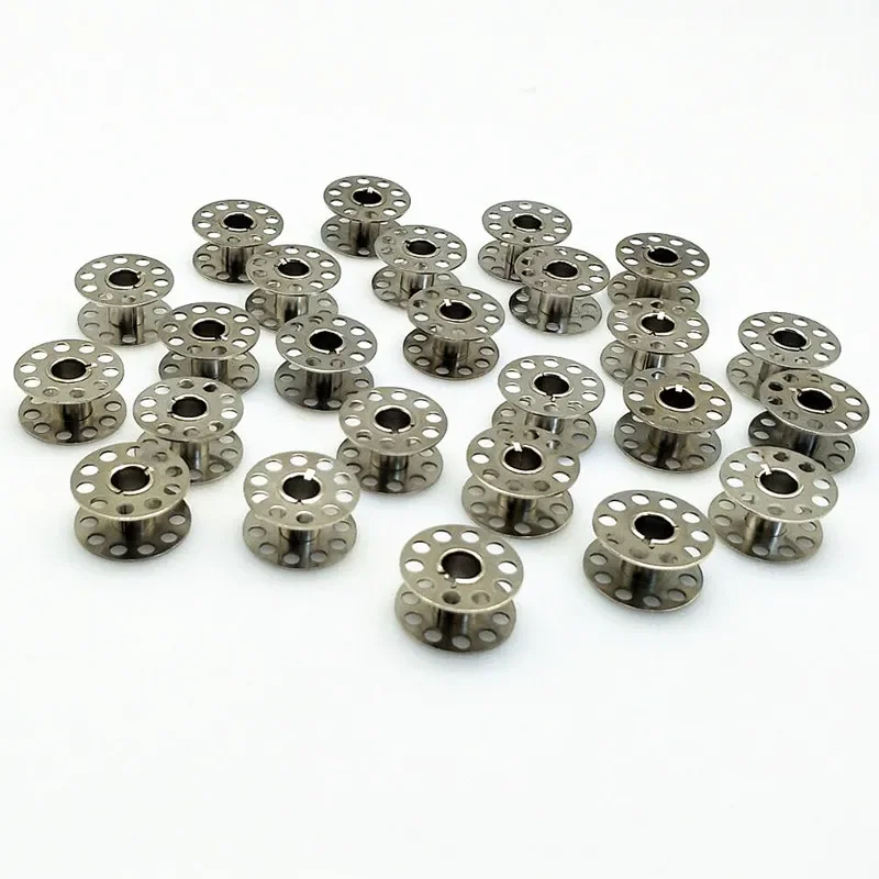 

Stainless Steel Metal Bobbins Spool Sewing Craft Tools Sewing Machine Bobbins Spool for Brother Singer AA8269-1