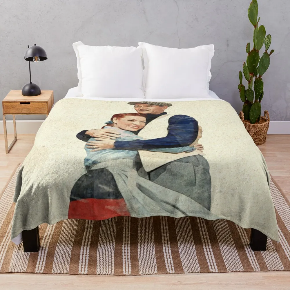 

The Quiet Man - Watercolor Throw Blanket blankets for baby